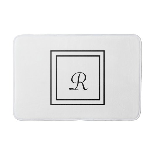 Monogramm Bath Mat Badematte (Vorderseite)