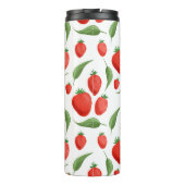 Monogramm Becher mit Erdbeerblatt-Muster (Rückseite)