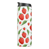 Monogramm Becher mit Erdbeerblatt-Muster (Nach rechts gedreht)