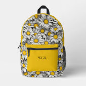 Monogramm Bedruckter Rucksack (Vorderseite)