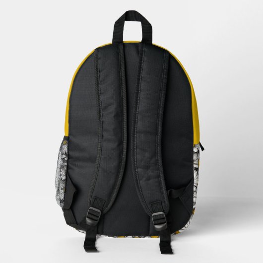 Monogramm Bedruckter Rucksack (Rückseite)