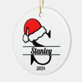 Monogramm | beidseitig keramik ornament (Links)