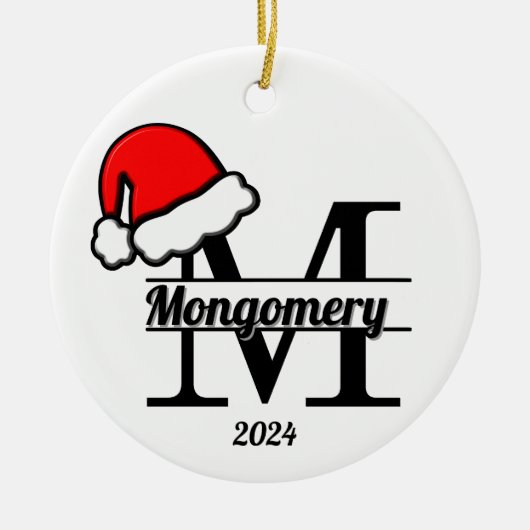 Monogramm | beidseitig keramik ornament (Vorne)