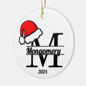 Monogramm | beidseitig keramik ornament (Links)