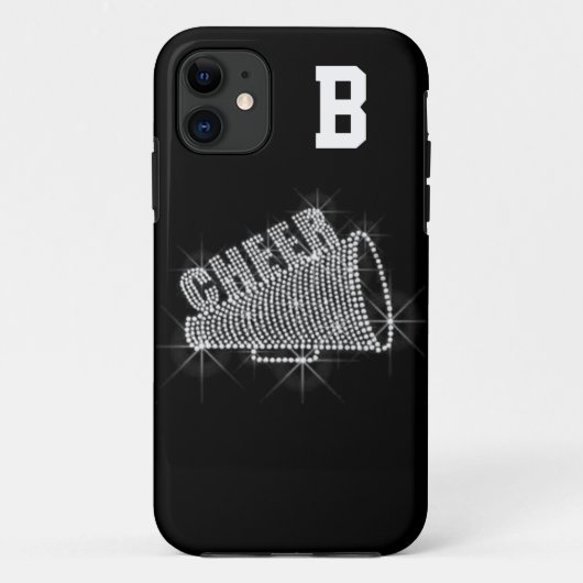 Monogramm-, Beifall-, Schwarzer u. weißeriPhone Case-Mate iPhone Hülle (Rückseite)