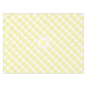 Monogramm beliebiges Farbgeometrisches Muster Tischdecke (Vorderseite (Horizontal))
