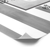 Monogramm benutzerdefiniert zur Personalisierung i Poster (Ecke)