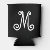 Monogramm benutzerdefinierte Initialen vorne hinte Dosenkühler (Vorderseite)