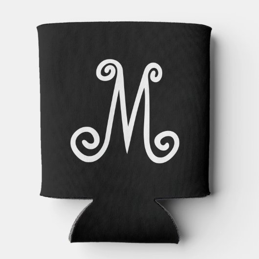 Monogramm benutzerdefinierte Initialen vorne hinte Dosenkühler (Rückseite)
