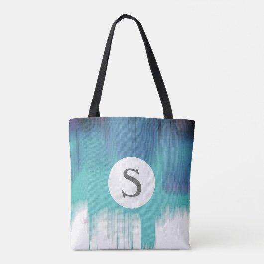 monogramm benutzerdefinierte Tasche personalisiert (Rückseite)