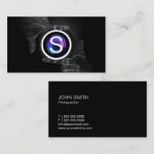 Monogramm Berufliche Hände Bilderfassung Visitenkarte (Vorne/Hinten)