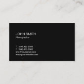 Monogramm Berufliche Hände Bilderfassung Visitenkarte (Rückseite)