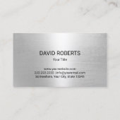 Monogramm Berufliche Konstruktionsreparatur Visitenkarte (Rückseite)