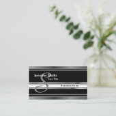 Monogramm-beruflicher Entwurf Visitenkarte (Stehend Vorderseite)