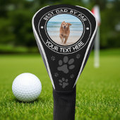 Monogramm bester Vater nach Par Dog Foto Personali Golf Headcover