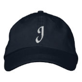 MONOGRAMM BESTICKTE BASEBALLKAPPE (Vorderseite)