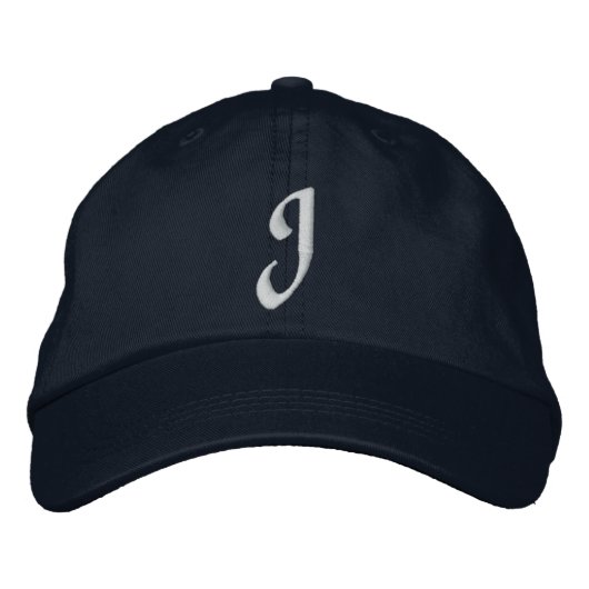 MONOGRAMM BESTICKTE BASEBALLKAPPE (Vorderseite)