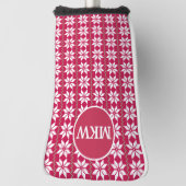 Monogramm Blade Putter individuelle Kopfbedeckung Golf Headcover (Rotieren 90)