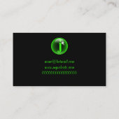 Monogramm-Blase J Visitenkarte (Rückseite)