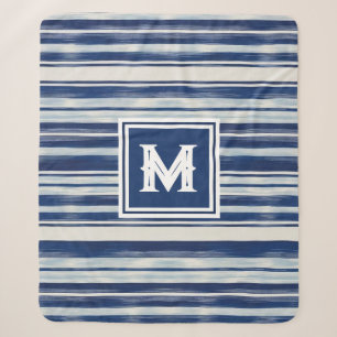 Monogramm (blau und weiß gestrichen) sherpadecke