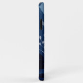 Monogramm Blau-weiße botanische Wasserfarbe Case-Mate iPhone Hülle (Hinten/Rechts)