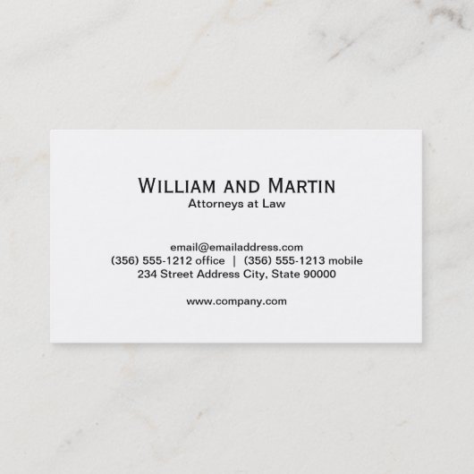 Monogramm | Blaue Textur | Einfach Visitenkarte (Rückseite)