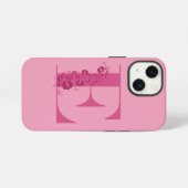 Monogramm-Blumen-Letter-E-iPhone-Hülle iPhone Hülle (Rückseite (Horizontal))