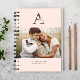 Monogramm-Blumengalerie 4 Fotos Monatlich Planer