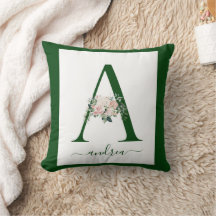 Monogramm Blumeninitiale A