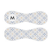 Monogramm Blumenmuster 5 Baseball (Paneele)
