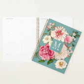 Monogramm Blumenmuster Planer (Anzeige)