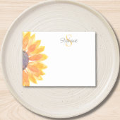 Monogramm Blumenmuster Post-it Klebezettel