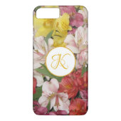 Monogramm-Blumenstrauß-Entwurf iPhone Fall Case-Mate iPhone Hülle (Rückseite)