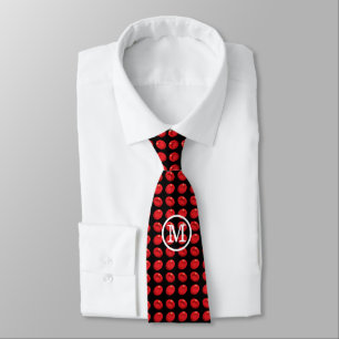 Monogramm-Blutzellen-Muster Krawatte