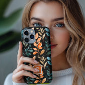 Monogramm Boho-Blume Case-Mate iPhone Hülle