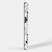 Monogramm Boho-Blume Case-Mate iPhone Hülle (Rückseite / Rechts)