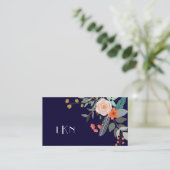 Monogramm botanisch visitenkarte (Stehend Vorderseite)