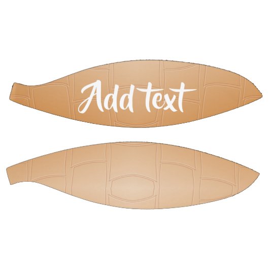 Monogramm braunes Leder texturiert Basketball (Panele)