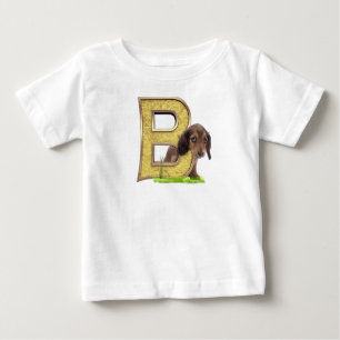Monogramm - Brief B - Hauptstadt Baby T-shirt