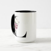 Monogramm Brief L | Kaffeetasse (Vorderseite Links)