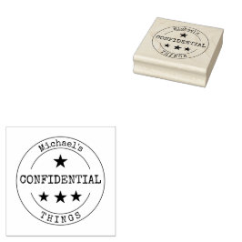 Monogramm-Briefmarke Gummistempel