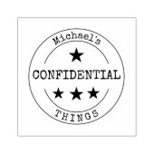 Monogramm-Briefmarke Gummistempel (Prägung)