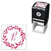 Monogramm-Briefmarke zur Selbstfärbung von Kautsch Permastempel (Beispiel)