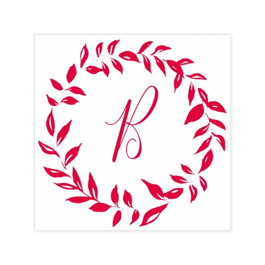 Monogramm-Briefmarke zur Selbstfärbung von Kautsch Permastempel (Design)