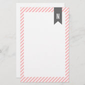 Monogramm Briefpapier (Vorne/Hinten)