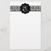 Monogramm Briefpapier (Vorderseite)