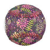 Monogramm-Bright-Muster Baseball (Vorderseite)