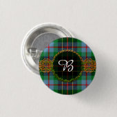 Monogramm Brodie JagdTartan Button (Vorne & Hinten)