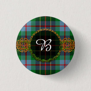 Monogramm Brodie JagdTartan Button