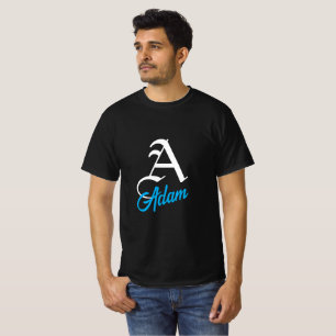 Monogramm Buchstabe A Benutzerdefinierter Name Sch T-Shirt